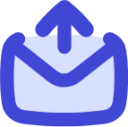 mail inbox envelope outbox envelope email message up arrow outbox icon