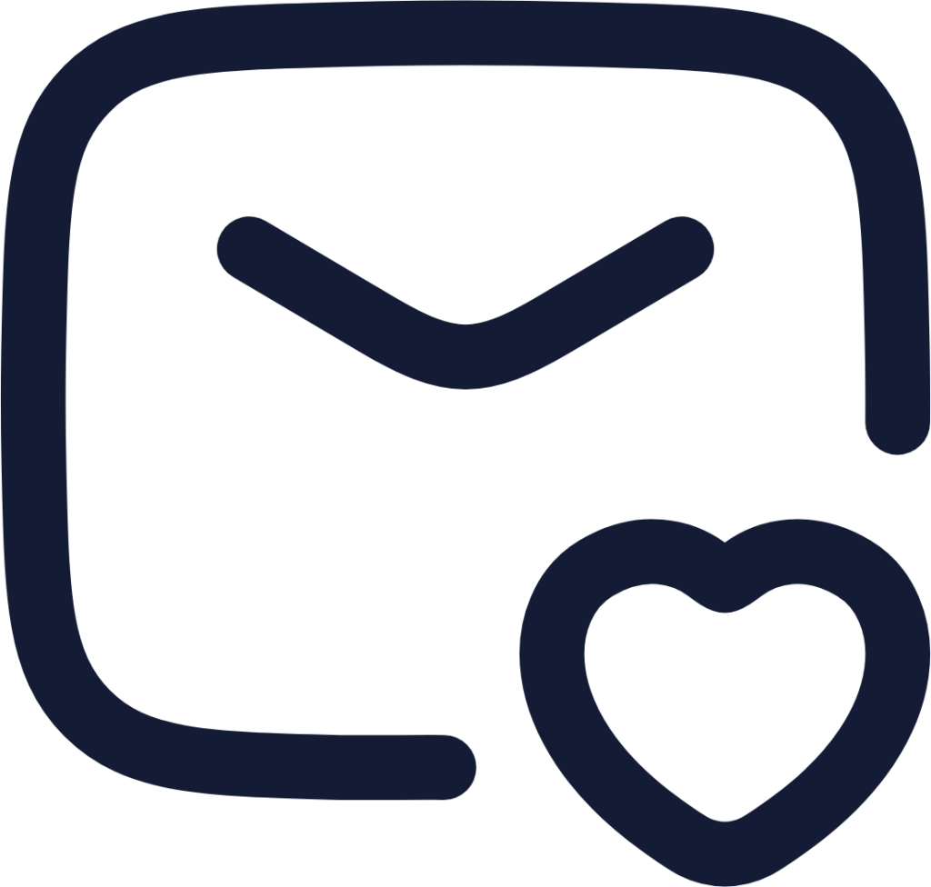 mail love icon