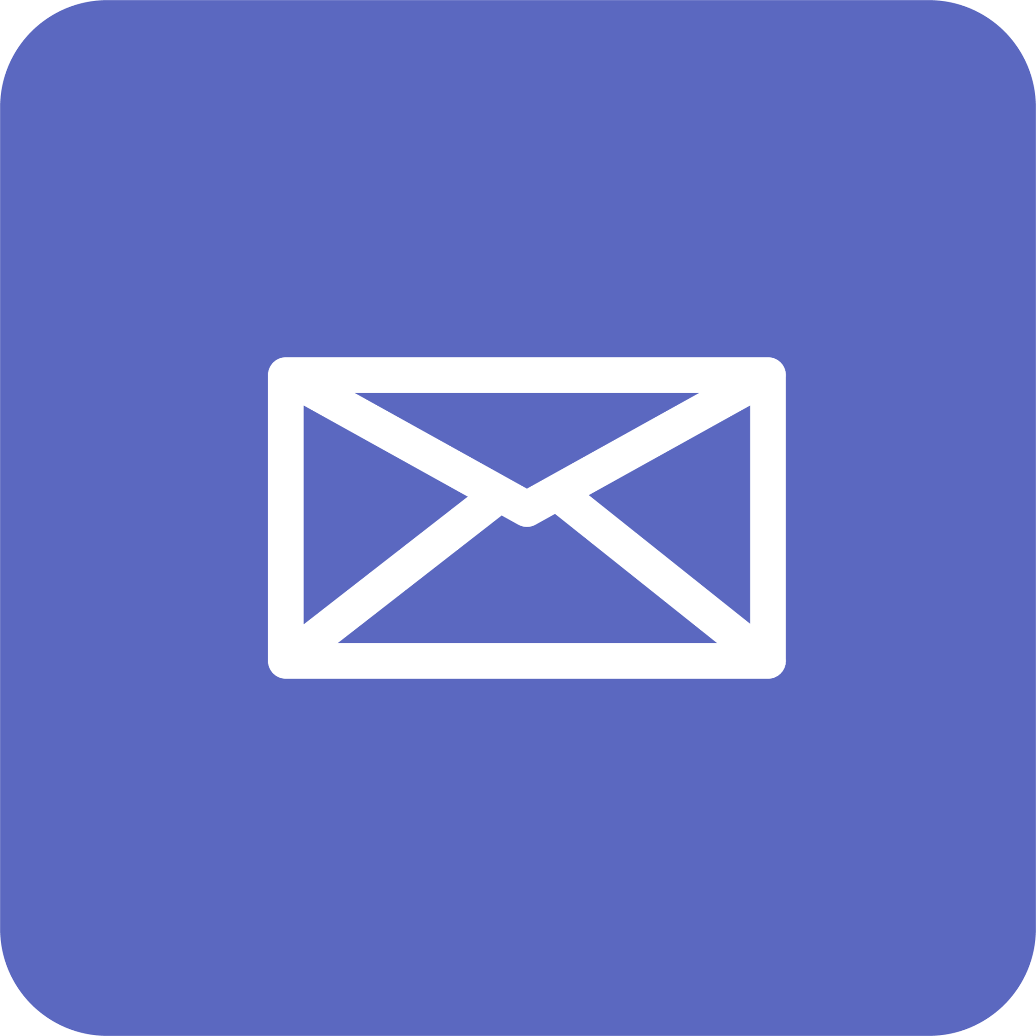 mail rectangle icon