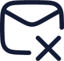 mail remove icon