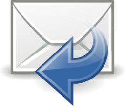 mail reply sender icon