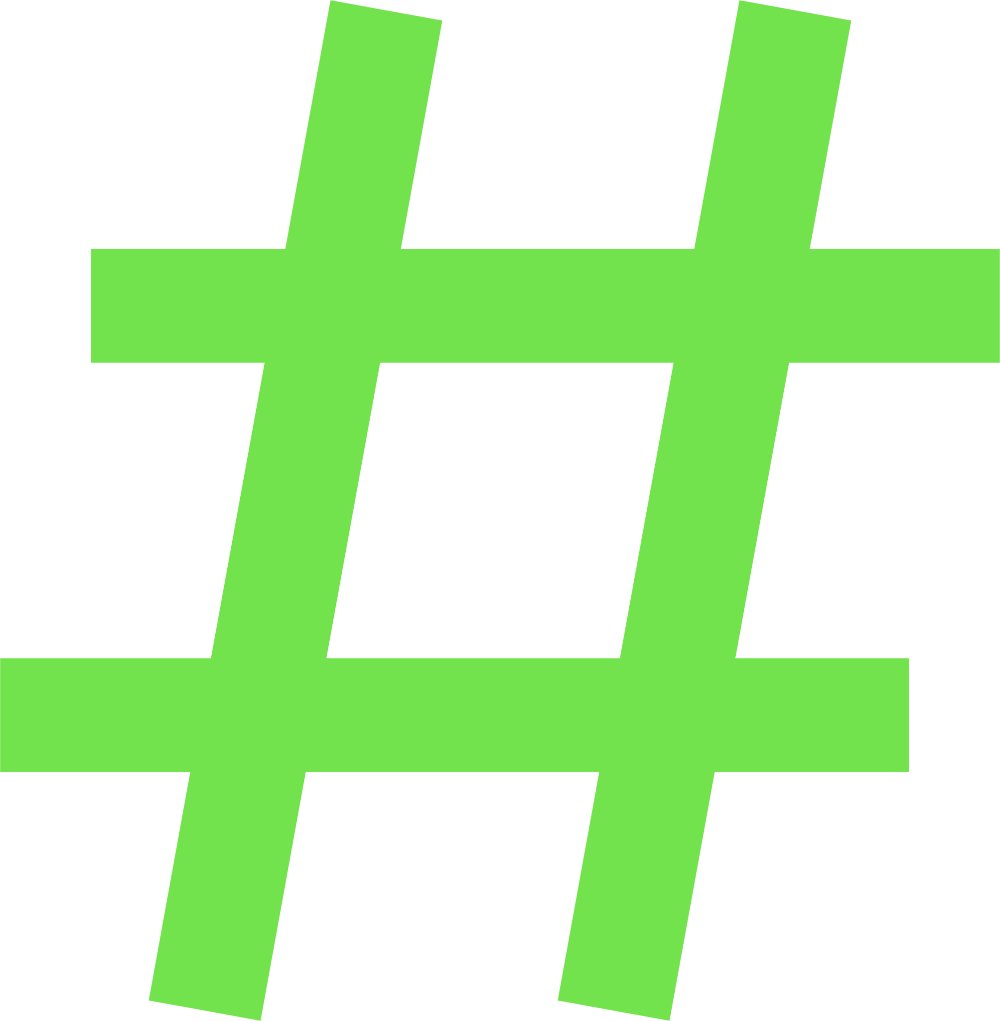 mail sign hashtag icon