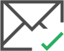 mail signed verified icon
