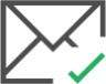 mail signed verified icon