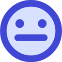 mail smiley straight face chat message indifferent smiley emoji face poker icon