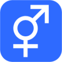 male and female sign emoji