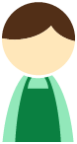 male apron green icon