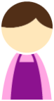 male apron purple icon