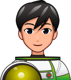 male astronaut (plain) emoji