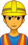 male construction worker emoji