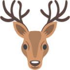 male deer emoji