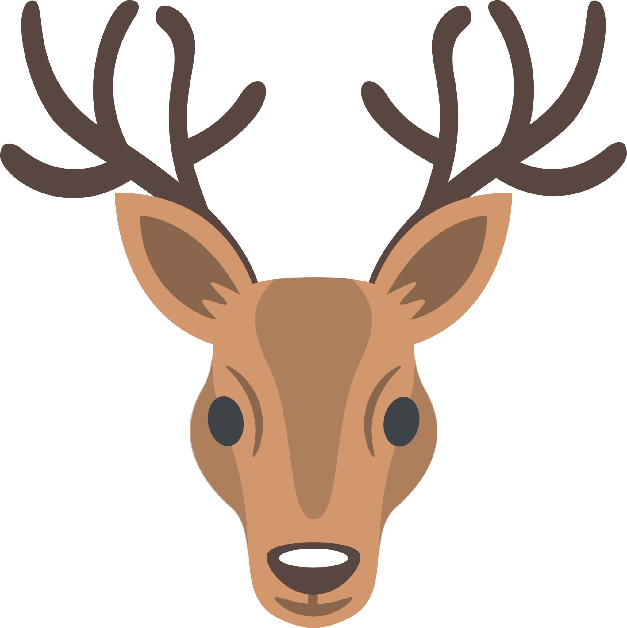male deer emoji