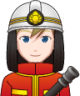 male firefighter (white) emoji