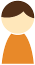 male general orange icon