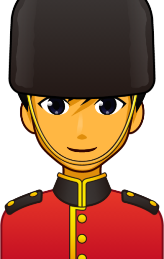 male guardsman emoji