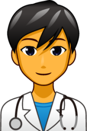 male health worker emoji