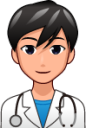 male health worker (plain) emoji