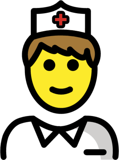 male nurse emoji