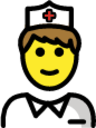 male nurse emoji