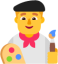 man artist default emoji