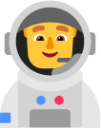 man astronaut default emoji