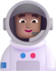 man astronaut medium emoji
