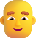 man bald default emoji