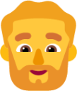 man beard default emoji