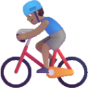 man biking medium emoji