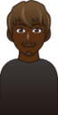 man (black) emoji