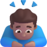 man bowing medium emoji