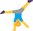 man cartwheeling default emoji