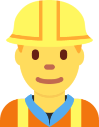 man construction worker emoji
