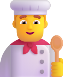man cook default emoji