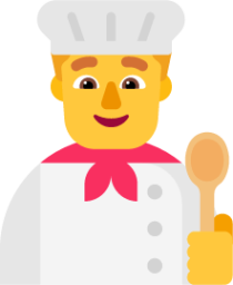 man cook default emoji