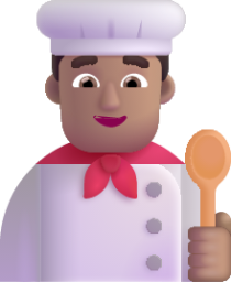 man cook medium emoji