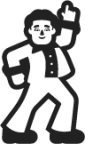 man dancing emoji