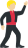 man dancing tone 2 emoji