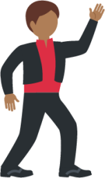 man dancing tone 4 emoji