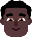 man dark emoji