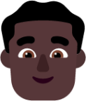 man dark emoji