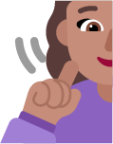 man deaf medium emoji