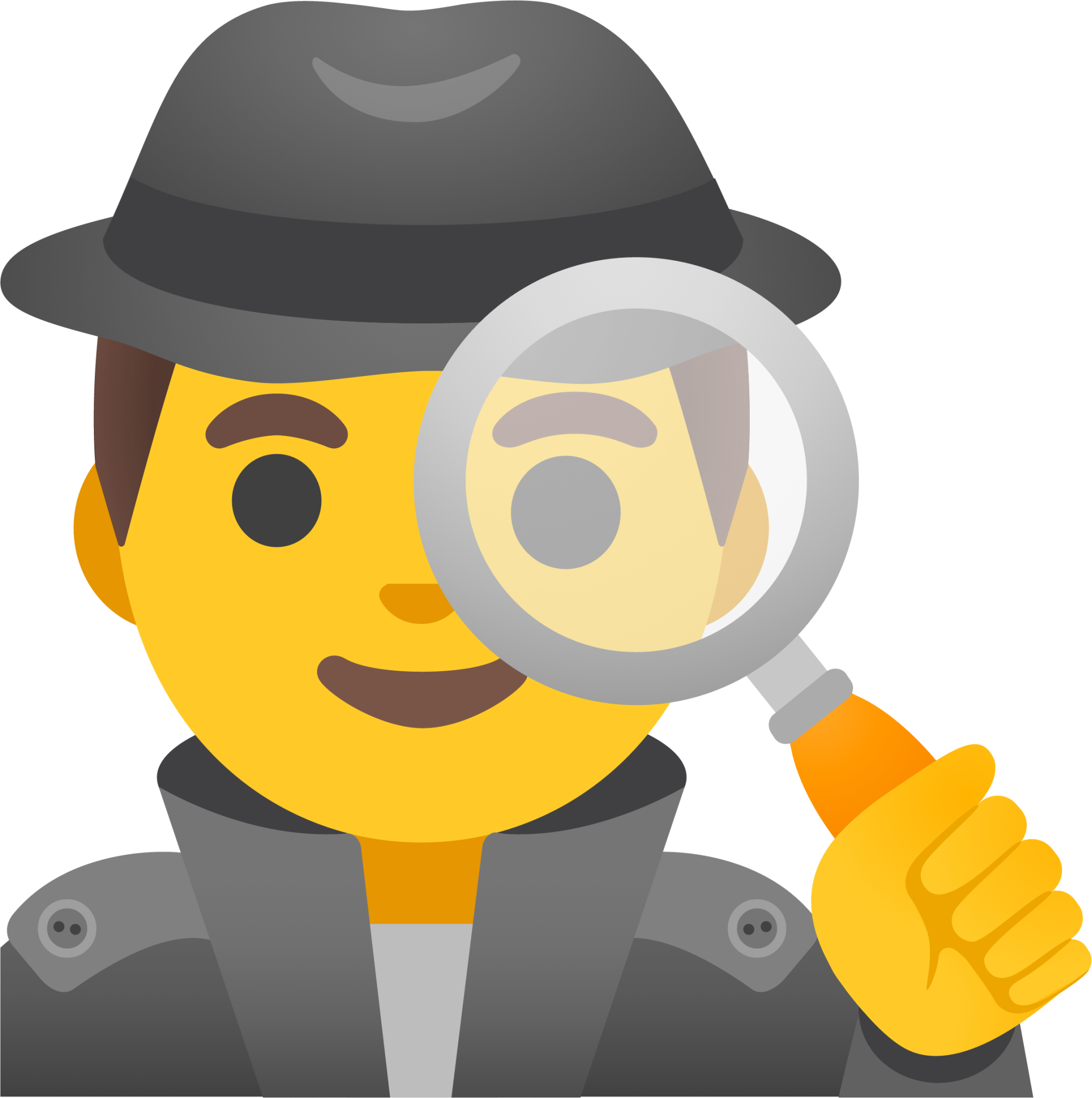 man detective emoji