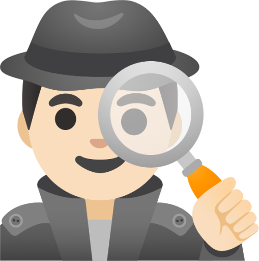 left-pointing magnifying glass Emoji - Download for free – Iconduck