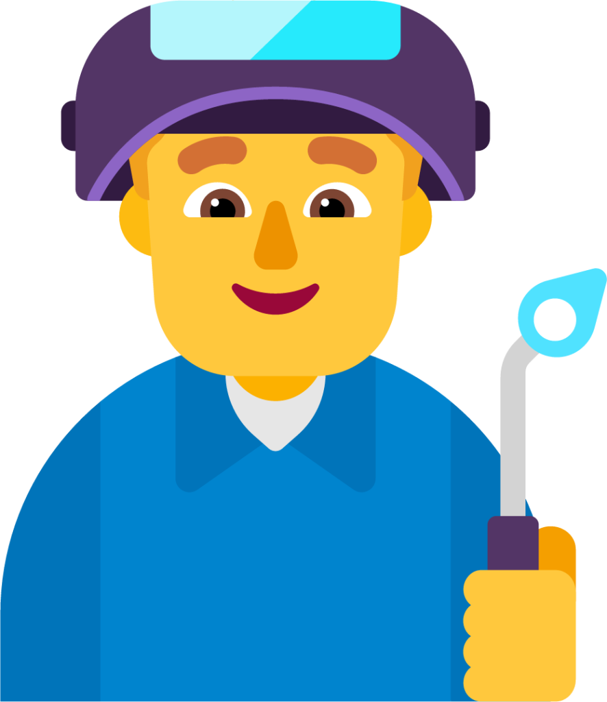 man factory worker default emoji