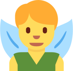 man fairy emoji