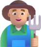 man farmer medium light emoji