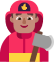 man firefighter medium emoji