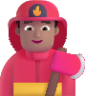 man firefighter medium emoji