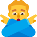 man gesturing no default emoji